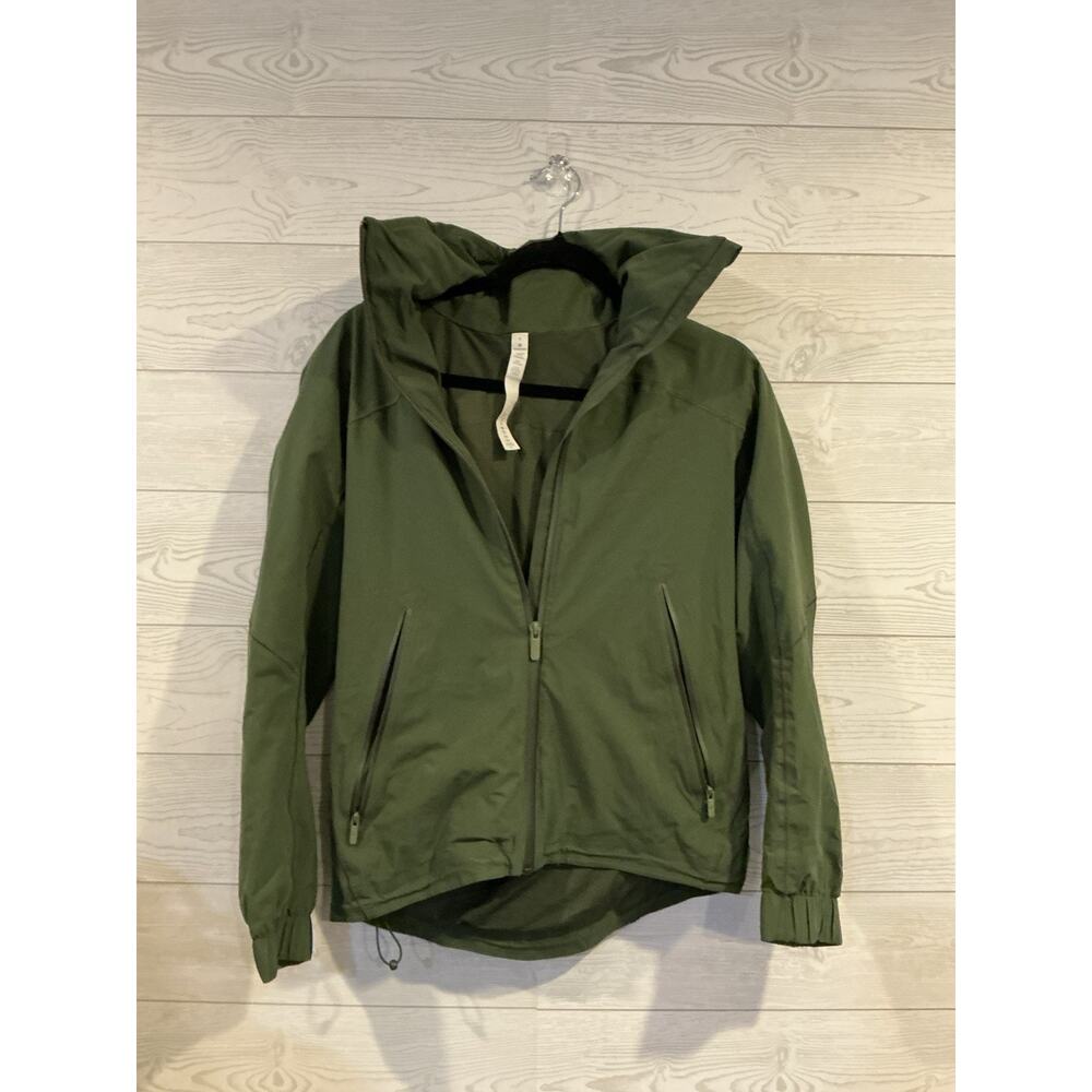 JKW17 Lululemon Here To Move Jacket Pesto Size 4
